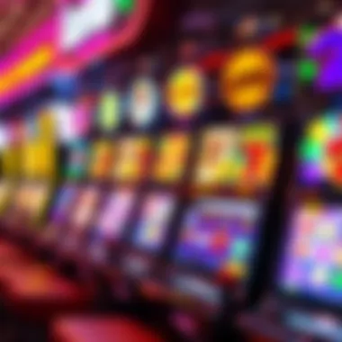 Exploring the World of Modern Video Slots An array of modern video slot machines with vibrant graphics and themes.